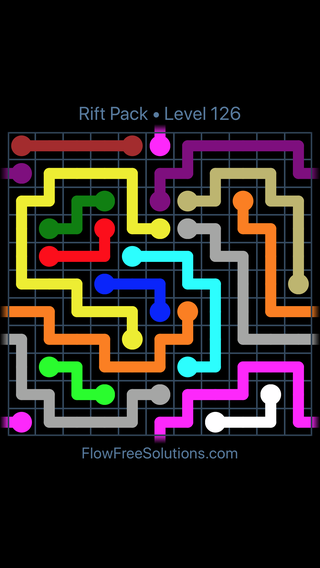 Solution and Answer to the Puzzle for Warps Rift Pack Level 126