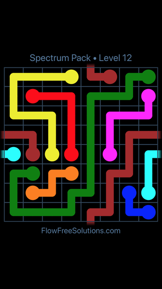 Solution and Answer to the Puzzle for Warps Spectrum Pack Level 12