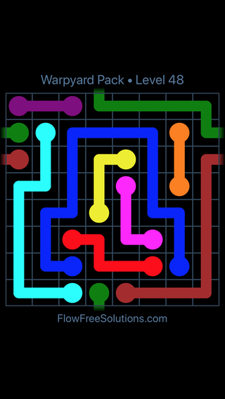 Solution and Answer to the Puzzle for Warps Warpyard Pack Level 48