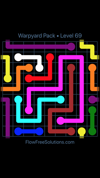 Solution and Answer to the Puzzle for Warps Warpyard Pack Level 69