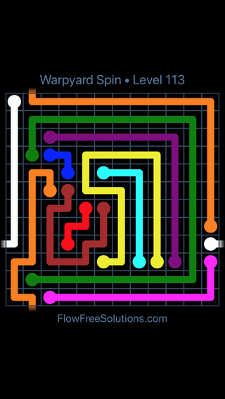 Solution and Answer to the Puzzle for Warps Warpyard Spin Pack Level 113