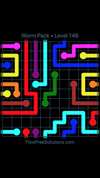 Solution and Answer to the Puzzle for Warps Worm Pack Level 146